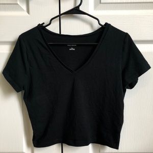 Black Crop Top XL